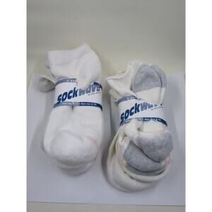 Sockwave By Felice Hosiery Women's Irregular Shoe Size 3-10 Ankle Socks 6 Pairs